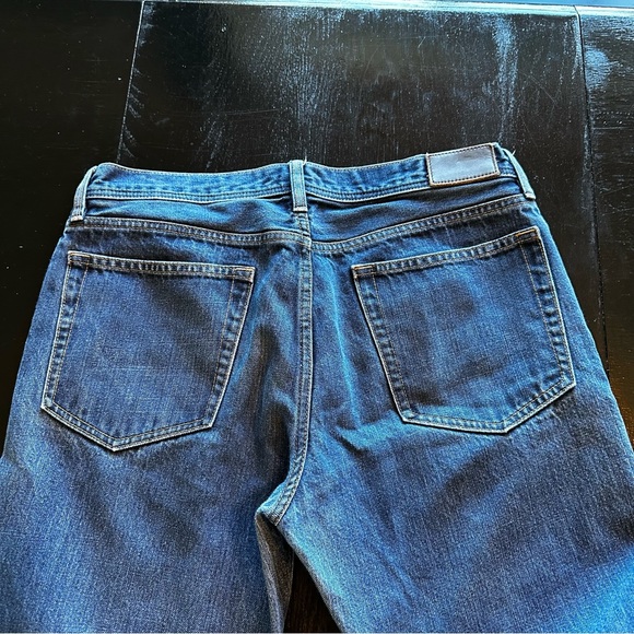 J. Crew 32x32 The Sutton Fit Darker Wash Jeans Denim Straight Fit Dad Jean - Picture 12 of 12